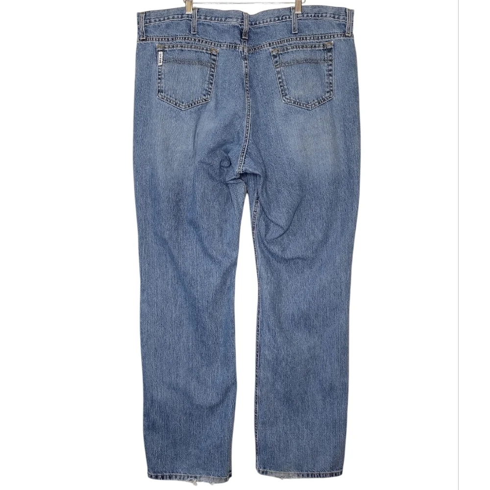 Cinch Up Men's Relaxed Fit Blue Denim White Label Casual Jeans Sz 42×36
